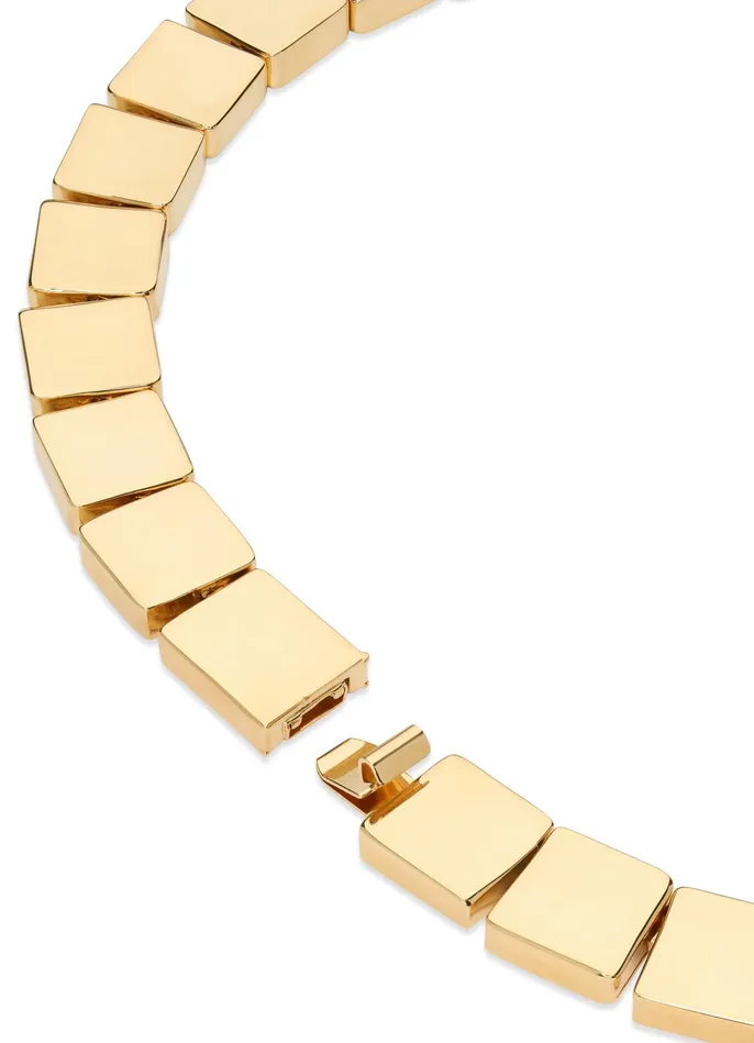 Women Solid Geo Necklace Gold St John Jewelry Women Solid Geo Necklace Gold St John Jewelry