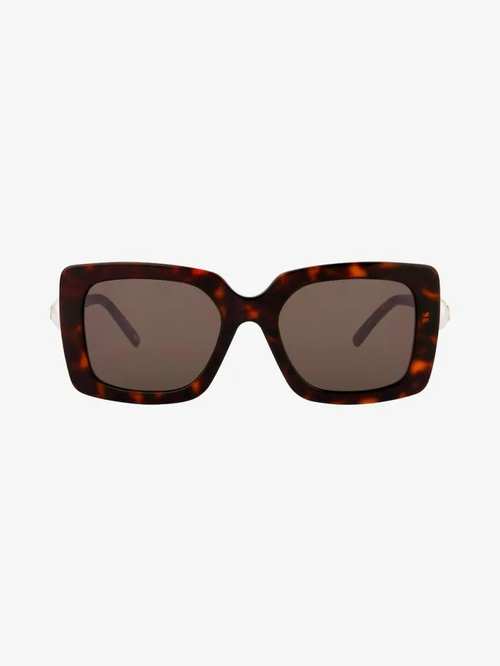 Women Sunglasses Givenchy 4G Pearl Sunglasses In Acetate With Crystals Dark Havanna Women Sunglasses Givenchy 4G Pearl Sunglasses In Acetate With Crystals Dark Havanna