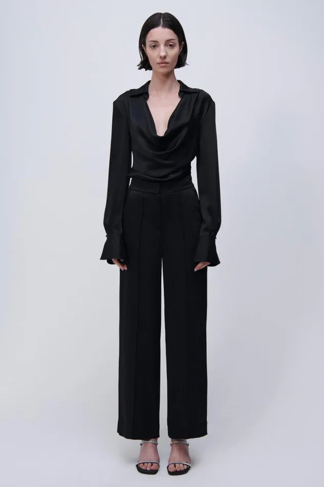 Women Symone Top Black Jonathan Simkhai Tops and Bodysuits
