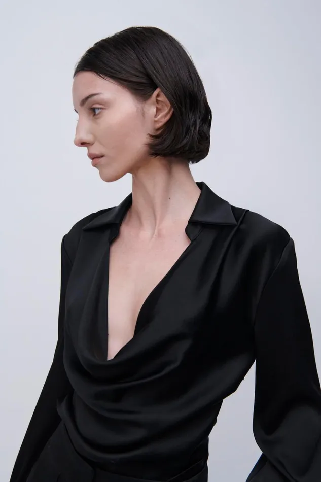 Women Symone Top Black Jonathan Simkhai Tops and Bodysuits
