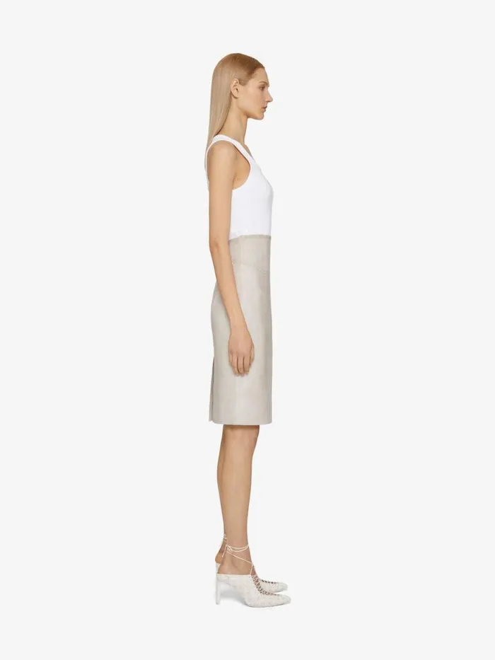 Women TShirts Givenchy Slim Fit Tank Top In Cotton With 4G Detail White