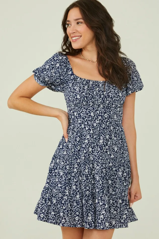 Women Talia Tiered Floral Dress Mini Altar8217d State