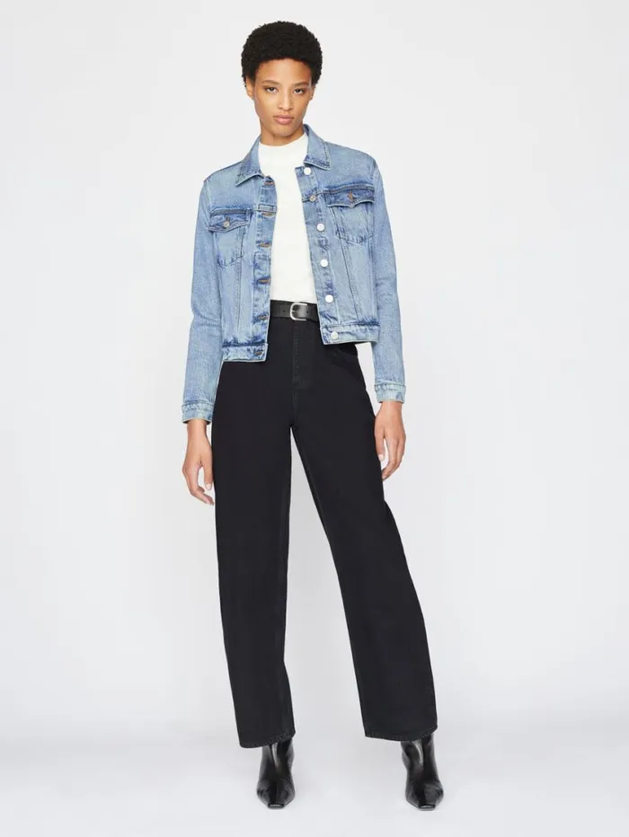 Women Tanks and Tees FRAME Refined Rib Mock Neck 8212 Off White Women Tanks and Tees FRAME Refined Rib Mock Neck 8212 Off White