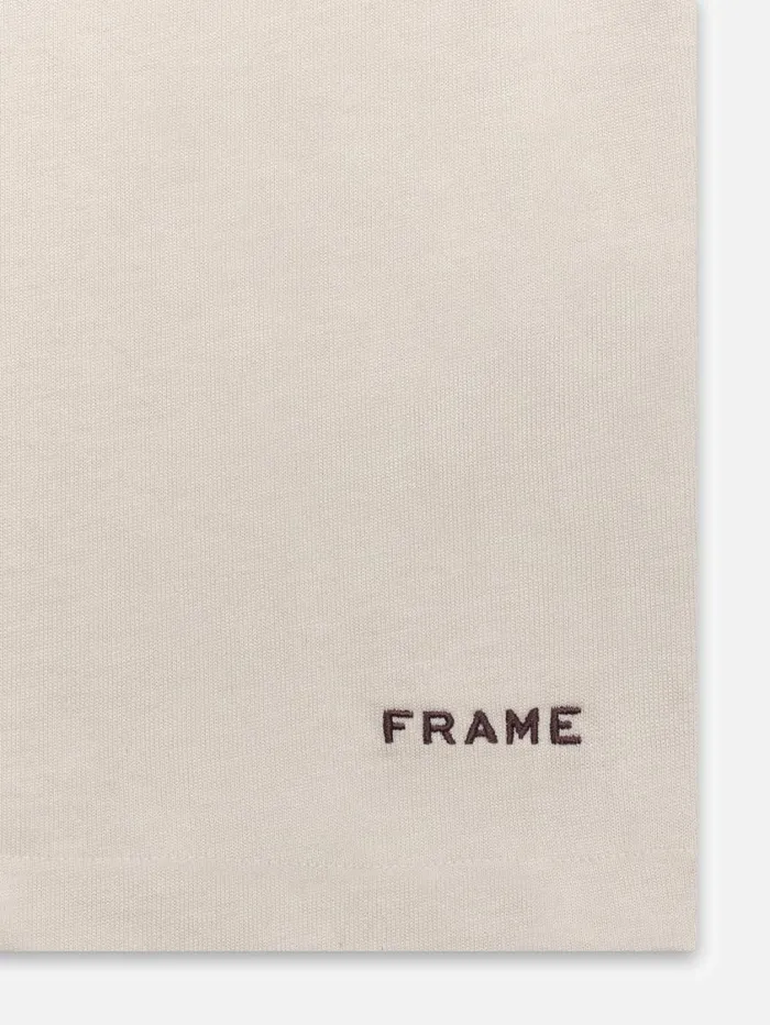 Women Tanks and Tees FRAME Ritz Women039s Tee 8212 Cream