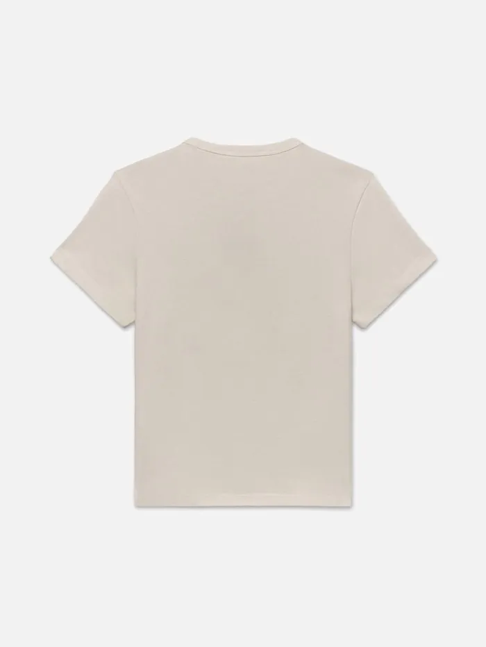 Women Tanks and Tees FRAME Ritz Women039s Tee 8212 Cream