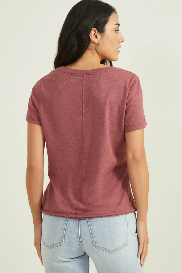 Women Tees Altar8217d State Libby VNeck Basic Tee