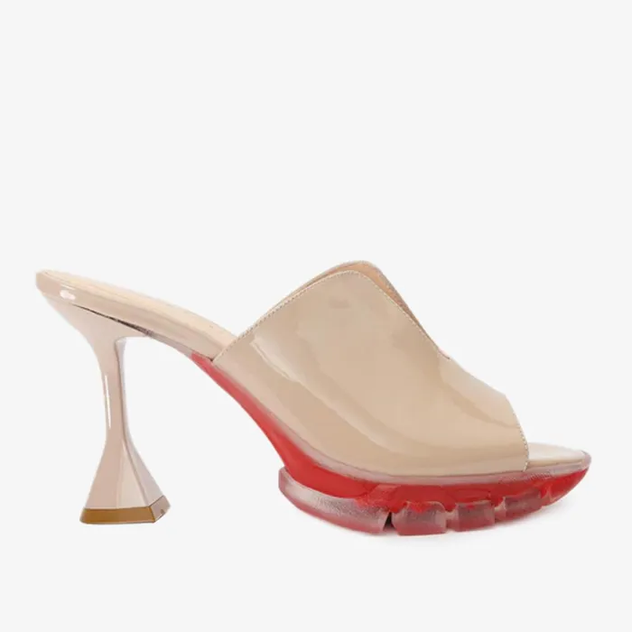 Women The Caratal Cream Patent Leather Sandal Vinci Leather Best Sellers