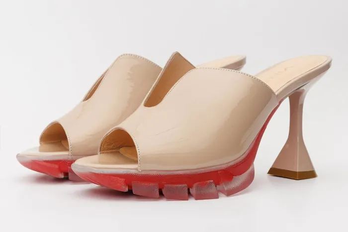 Women The Caratal Cream Patent Leather Sandal Vinci Leather Best Sellers