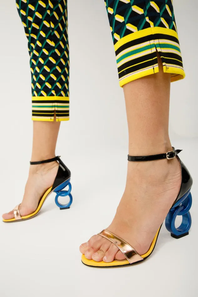 Women The Kiyev Rose Gold Leather Sandal Vinci Leather Sandals