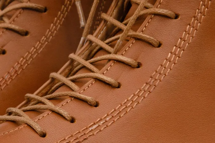 Women The Moreno Tan Leather LaceUp Mid Calf Boot Vinci Leather Boots and Booties