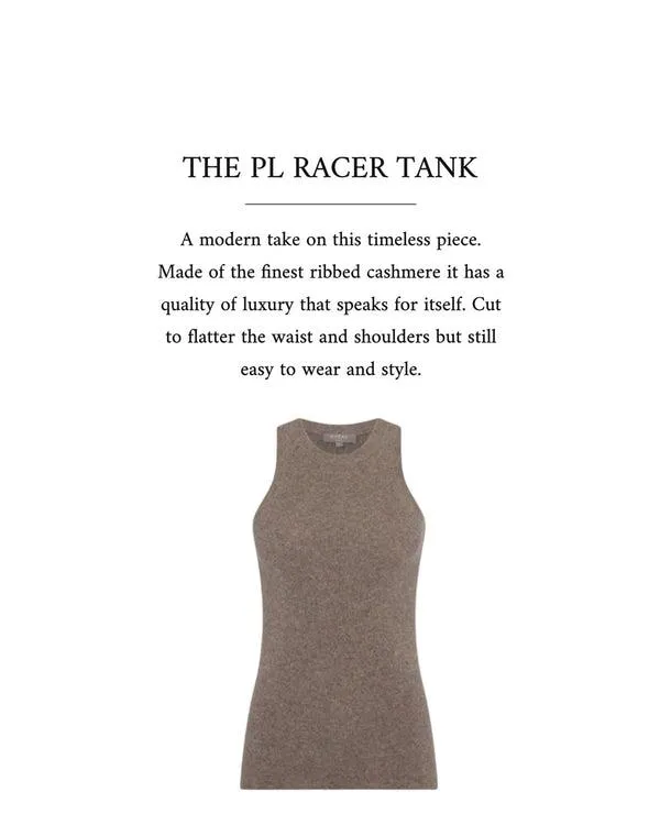 Women The Peony Lim Racer TankIn Black Black NPeal Tops and Tshirts