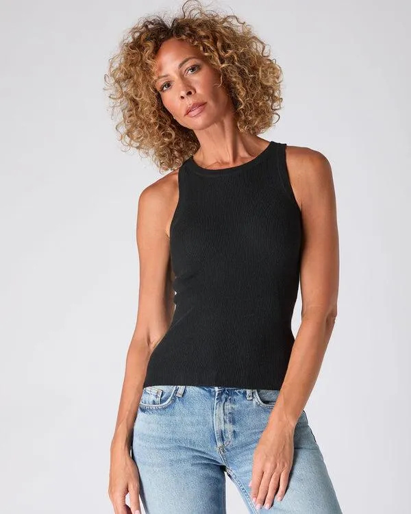 Women The Peony Lim Racer TankIn Black Black NPeal Tops and Tshirts