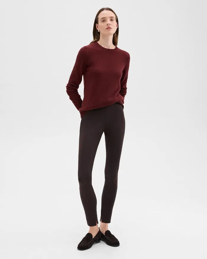 Women Theory Pants Skinny Legging In Scuba Hickory