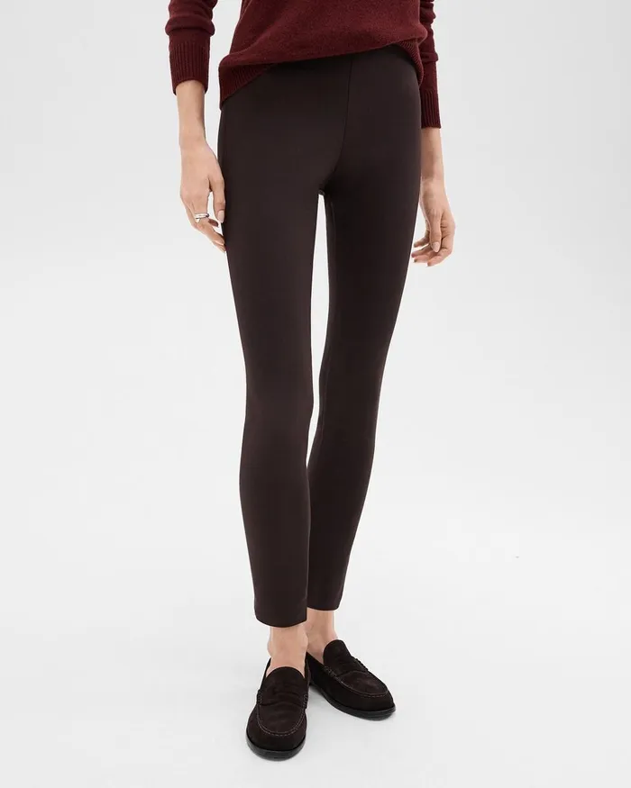 Women Theory Pants Skinny Legging In Scuba Hickory