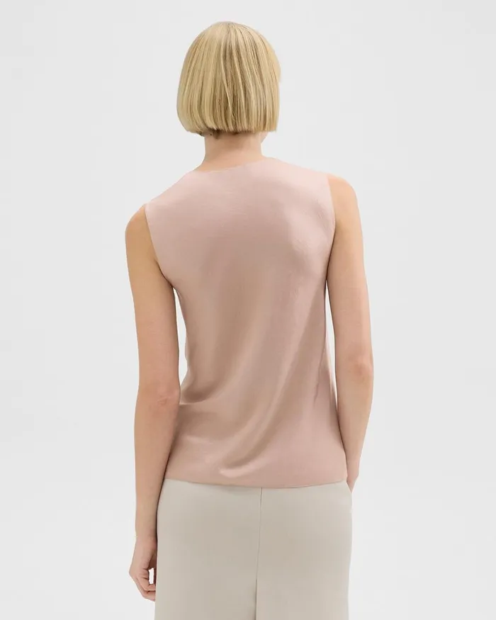 Women Theory Tops Twisted Sleeveless Top Sakura