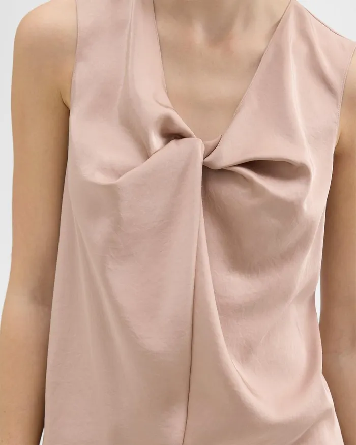 Women Theory Tops Twisted Sleeveless Top Sakura