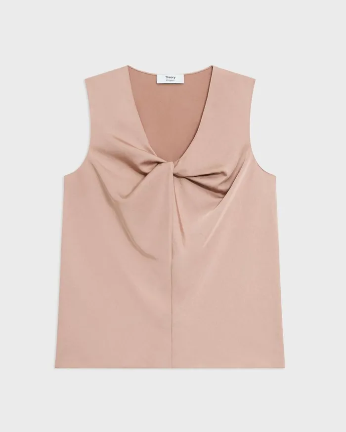 Women Theory Tops Twisted Sleeveless Top Sakura