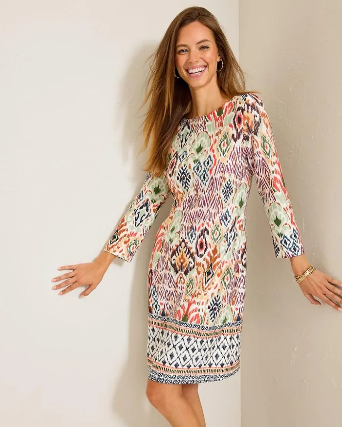 Women Tommy Bahama Dresses Darcy Vista Cove 34Sleeve Dress White Sand Women Tommy Bahama Dresses Darcy Vista Cove 34Sleeve Dress White Sand