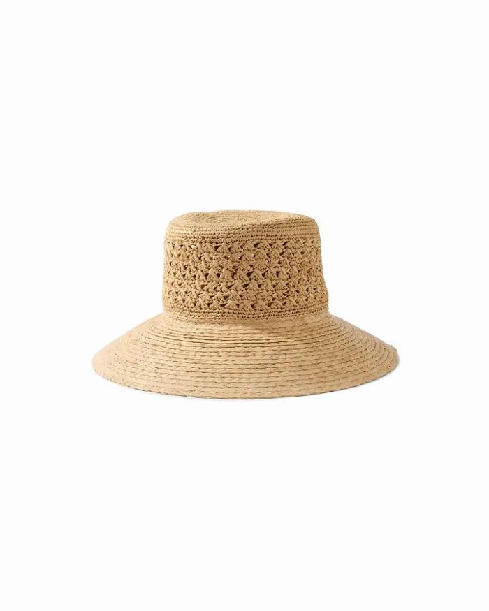 Women Tommy Bahama Hats and Caps Braided Brim Sun Hat Natural Women Tommy Bahama Hats and Caps Braided Brim Sun Hat Natural
