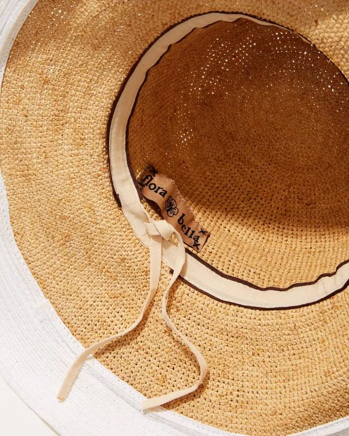 Women Tommy Bahama Hats and Caps Lucia Brimmed Hat White