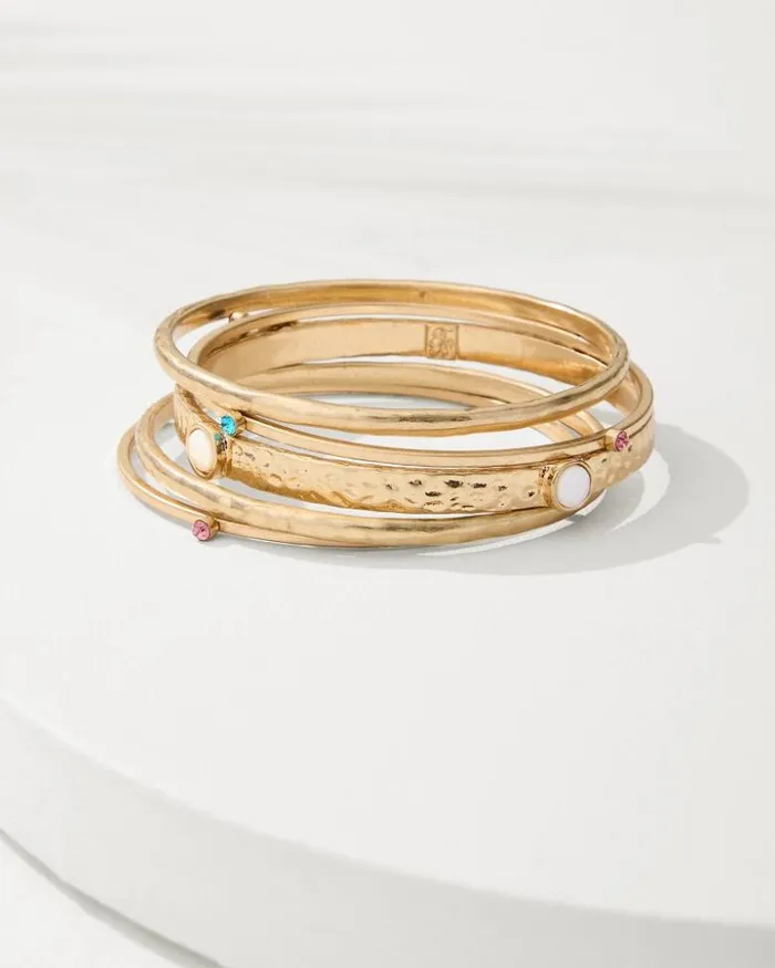 Women Tommy Bahama Jewelry Tidal Treasure Shell Bracelet Set Gold Women Tommy Bahama Jewelry Tidal Treasure Shell Bracelet Set Gold