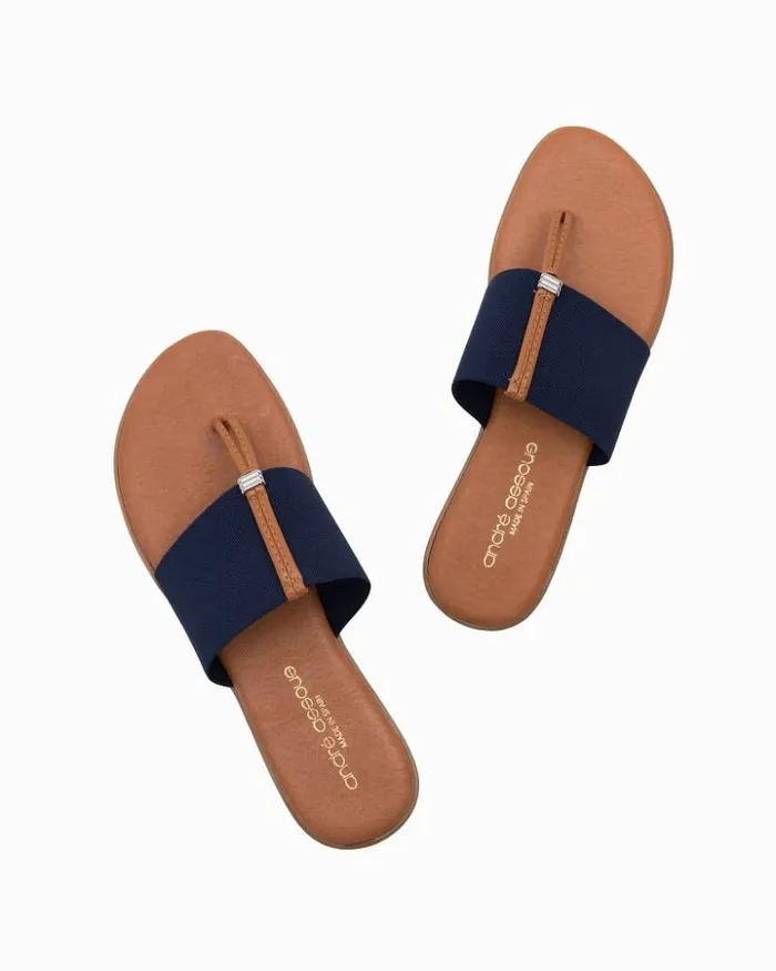 Women Tommy Bahama Shoes and Sandals Andr Assous Nice Featherweights Sandals Navy