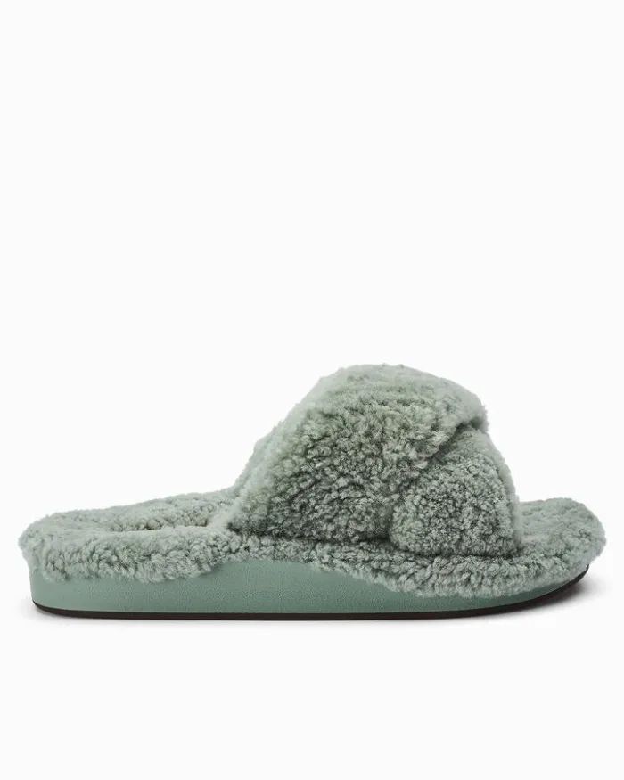 Women Tommy Bahama Sleepwear OluKai Hila Heu Slippers Muted Green
