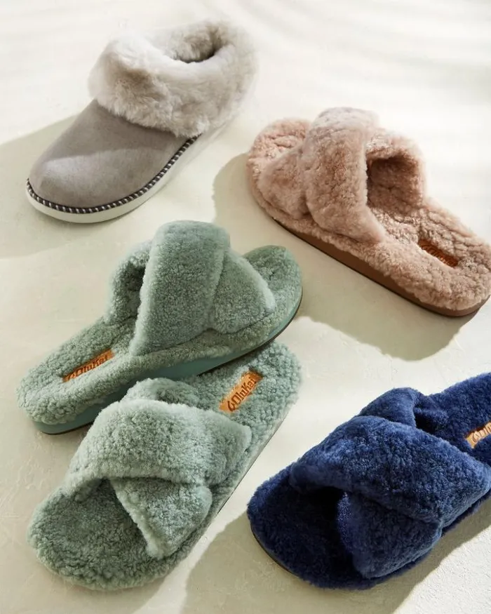 Women Tommy Bahama Sleepwear OluKai Hila Heu Slippers Muted Green