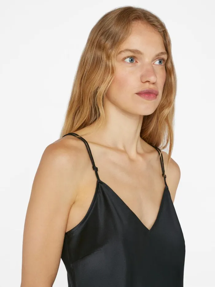 Women Tops and Blouses FRAME VNeck Cami Top 8212 Noir Women Tops and Blouses FRAME VNeck Cami Top 8212 Noir