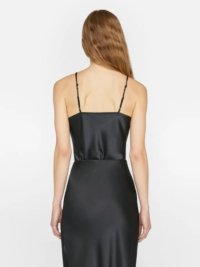 Women Tops and Blouses FRAME VNeck Cami Top 8212 Noir Women Tops and Blouses FRAME VNeck Cami Top 8212 Noir