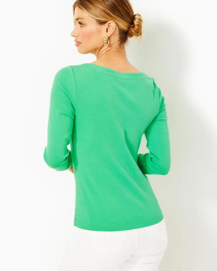 Women Tops Lilly Pulitzer Jadah Knit Top Spearmint Women Tops Lilly Pulitzer Jadah Knit Top Spearmint