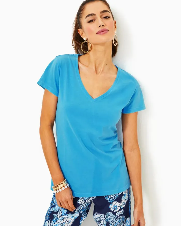 Women Tops Lilly Pulitzer Meredith Tee Multi For The Fans