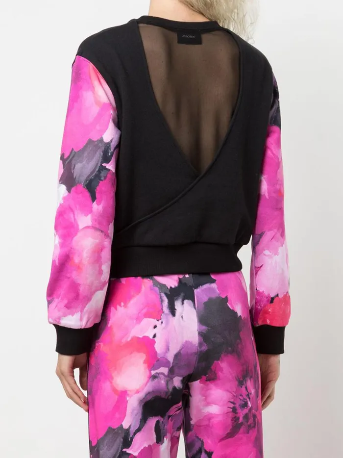 Women Tops Marchesa Wilma Sweatshirt Printed Raspberry Multi