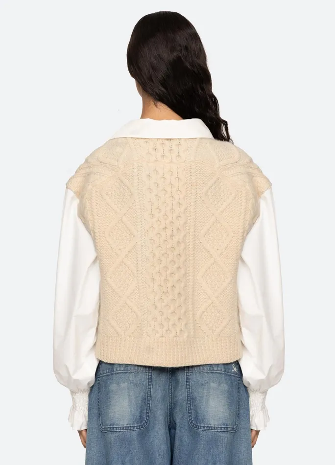Women Tops Sea New York Devana LS Sweater Cream