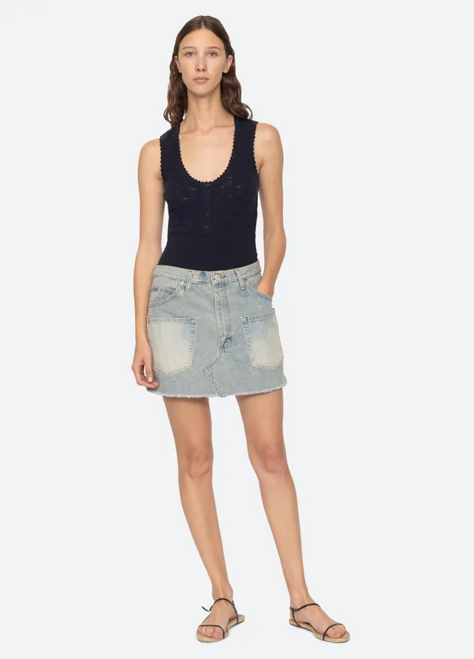 Women Tops Sea New York Mila Tank Navy