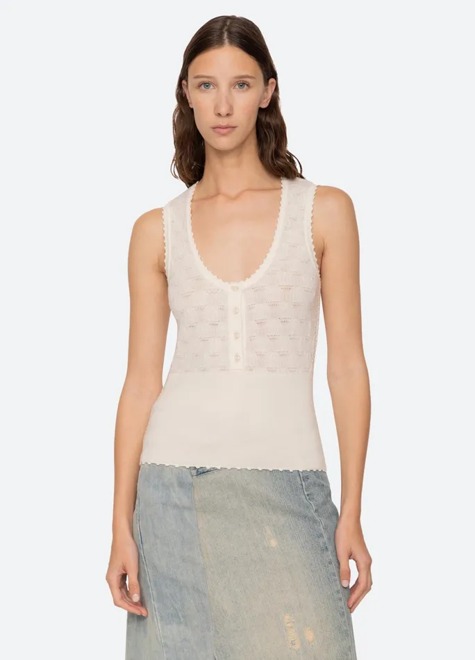Women Tops Sea New York Mila Tank Navy