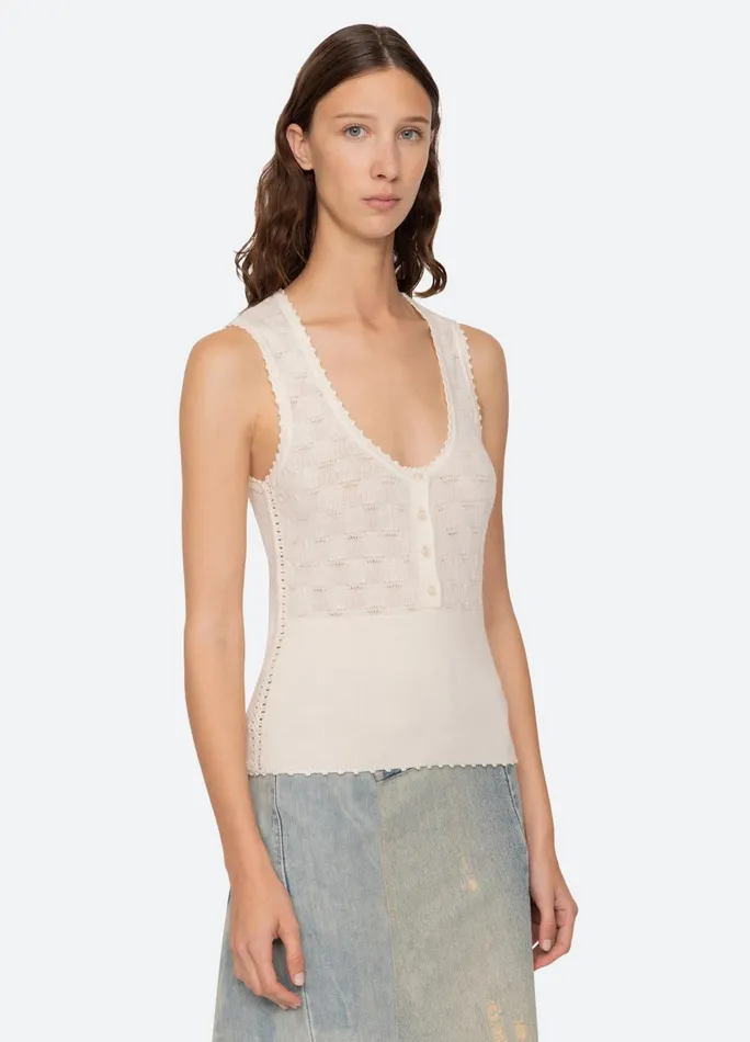 Women Tops Sea New York Mila Tank Navy