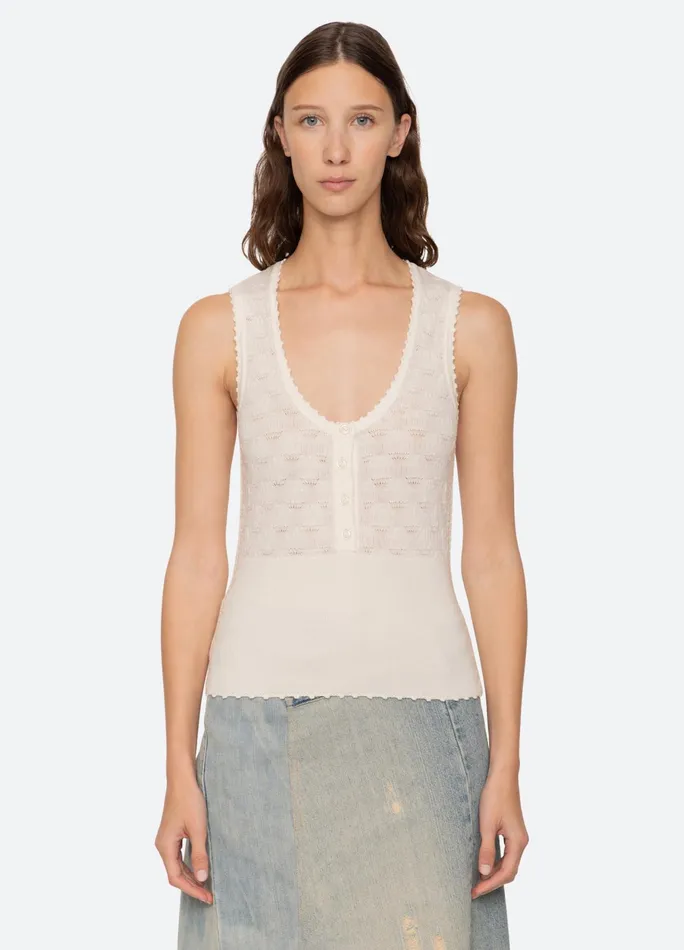 Women Tops Sea New York Mila Tank Navy