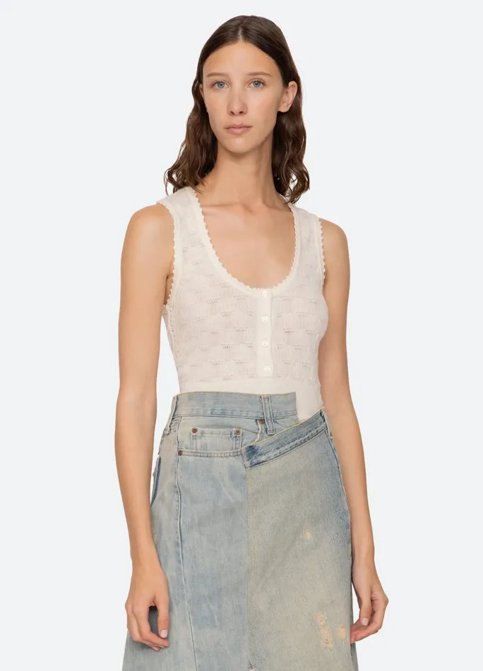 Women Tops Sea New York Mila Tank Navy