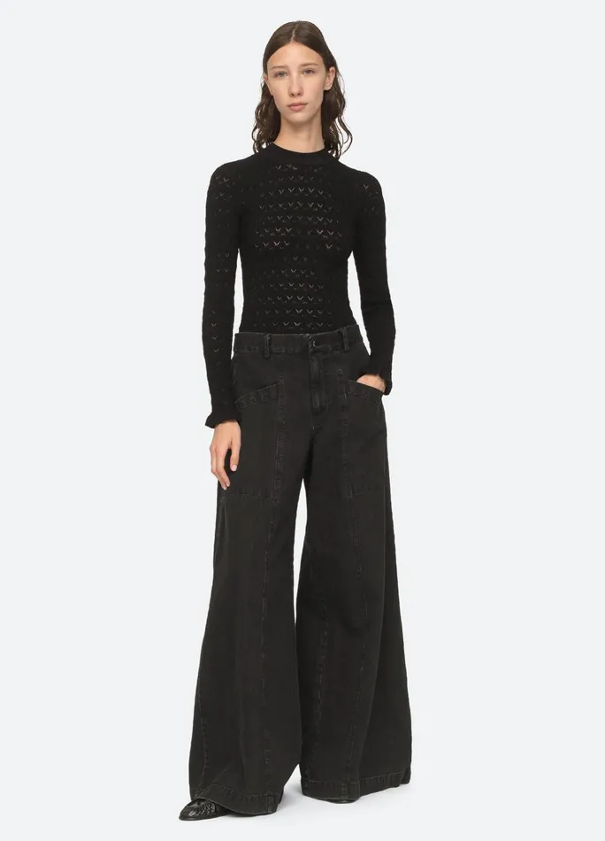 Women Tops Sea New York Rue Sweater Black