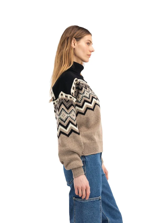 Women Turtleneck Dale Of Norway Randaberg Sweater