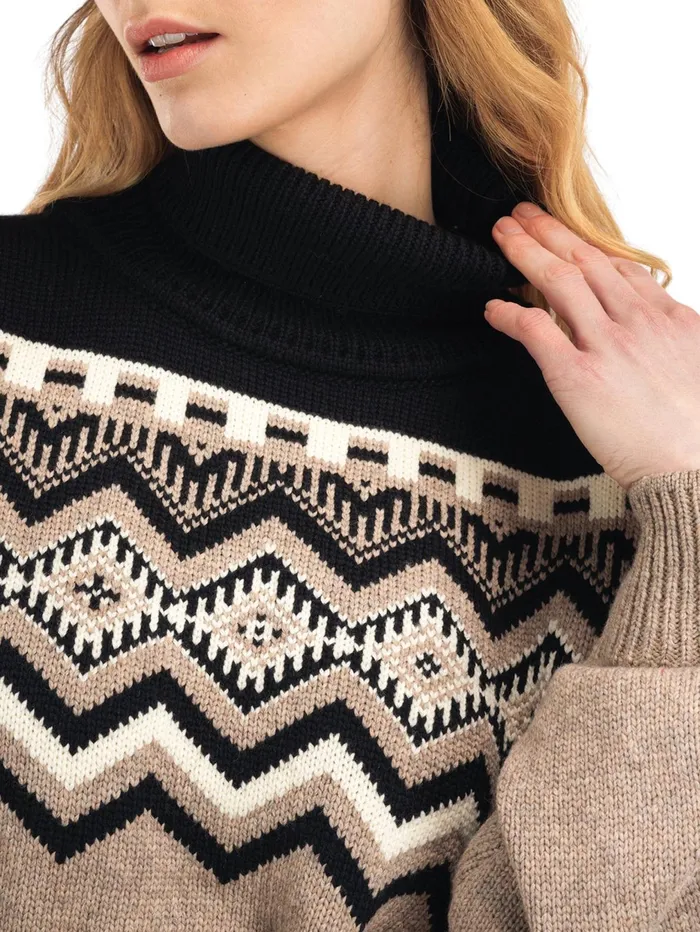Women Turtleneck Dale Of Norway Randaberg Sweater