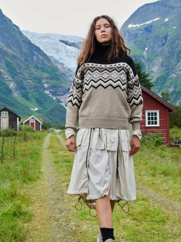 Women Turtleneck Dale Of Norway Randaberg Sweater