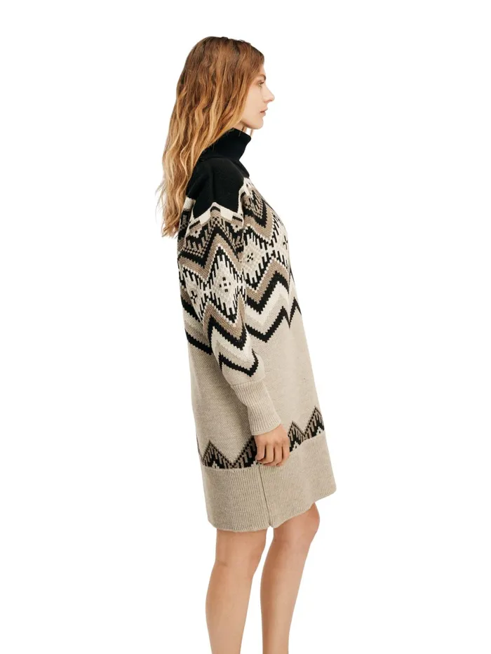 Women Turtleneck Dale Of Norway Skax30Ala Dress