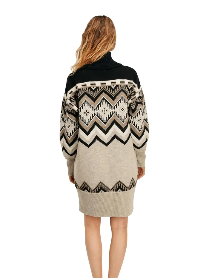 Women Turtleneck Dale Of Norway Skax30Ala Dress