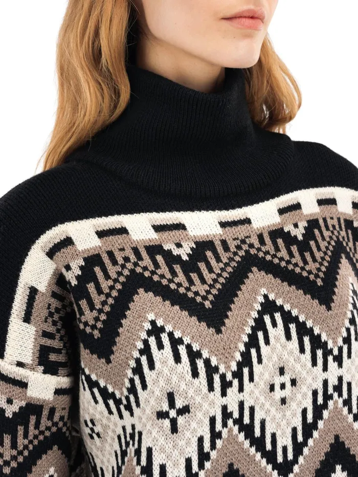 Women Turtleneck Dale Of Norway Skax30Ala Dress