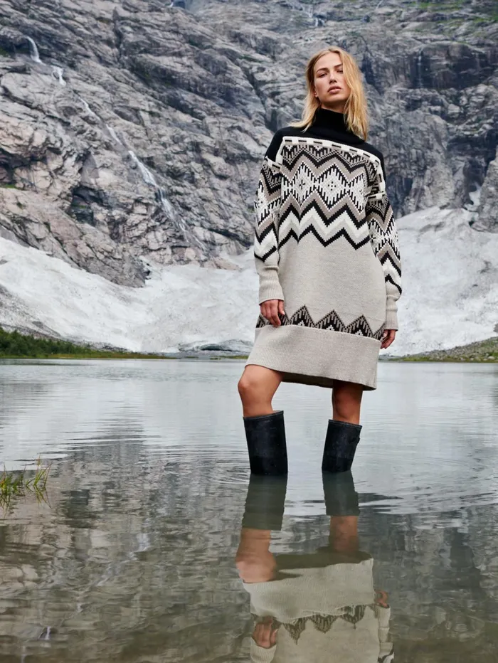 Women Turtleneck Dale Of Norway Skax30Ala Dress