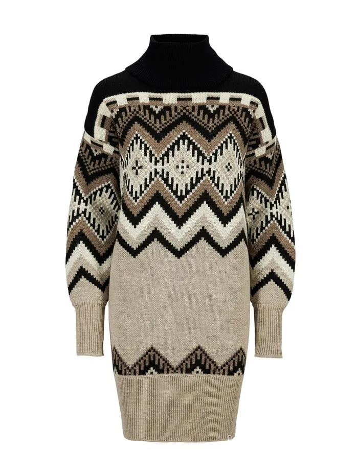 Women Turtleneck Dale Of Norway Skax30Ala Dress