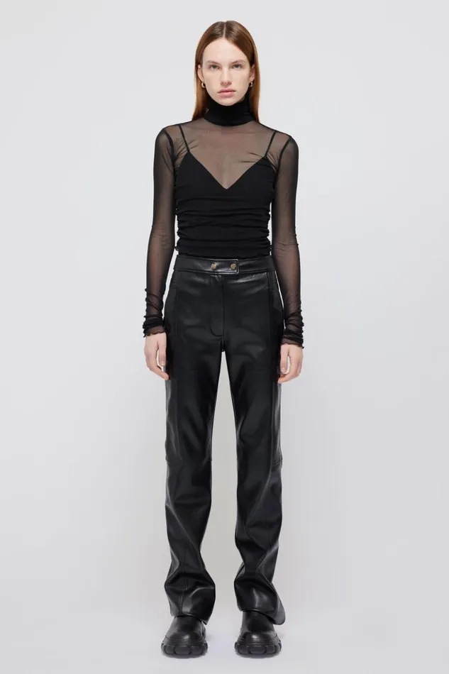 Women Velora Bodysuit Black Jonathan Simkhai Tops and Bodysuits