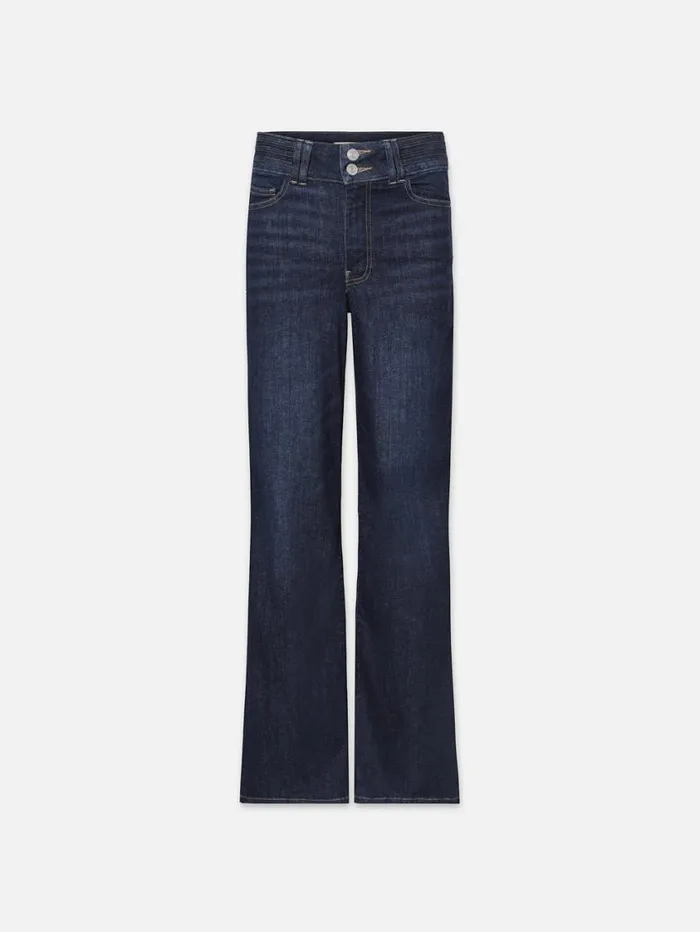 Women Wide Leg FRAME Triple Binding Slim Palazzo 8212 Fife